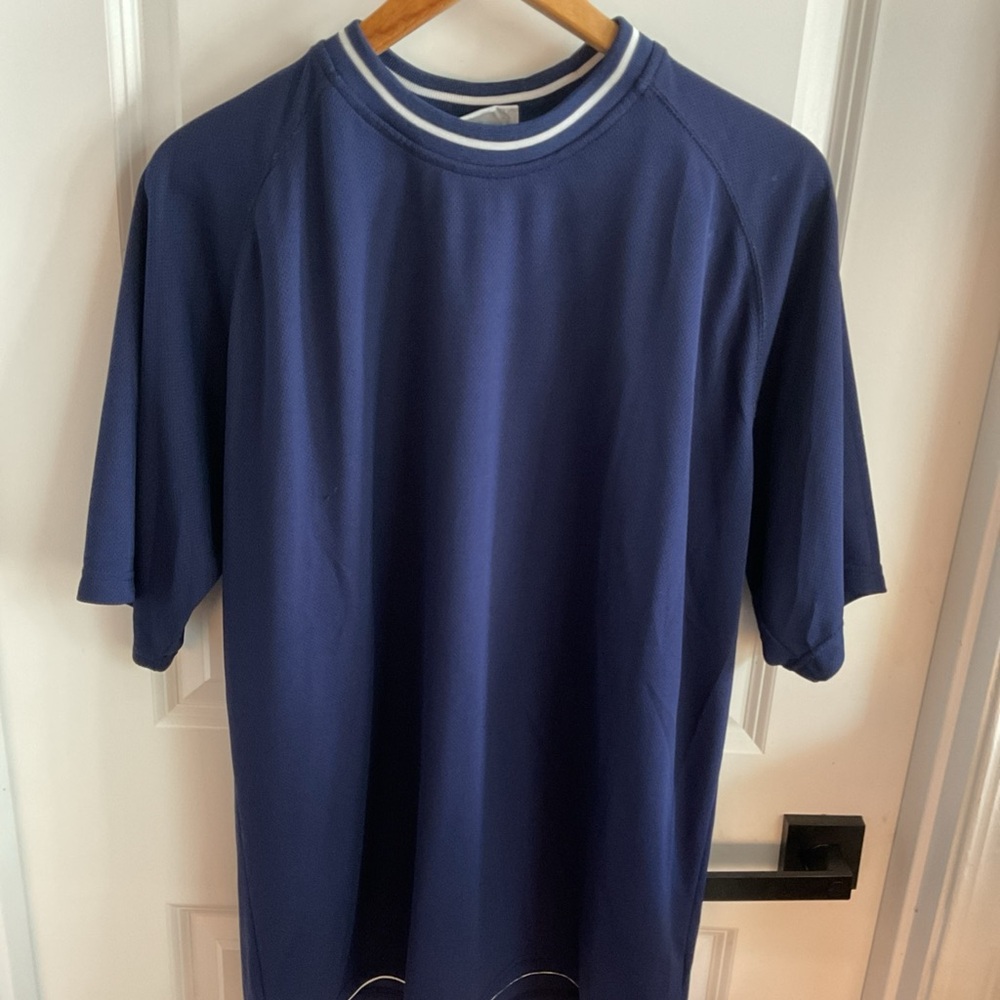Reebok - Short Sleeve Crew Neck Shirt - Blue - Men’s Size X-Large